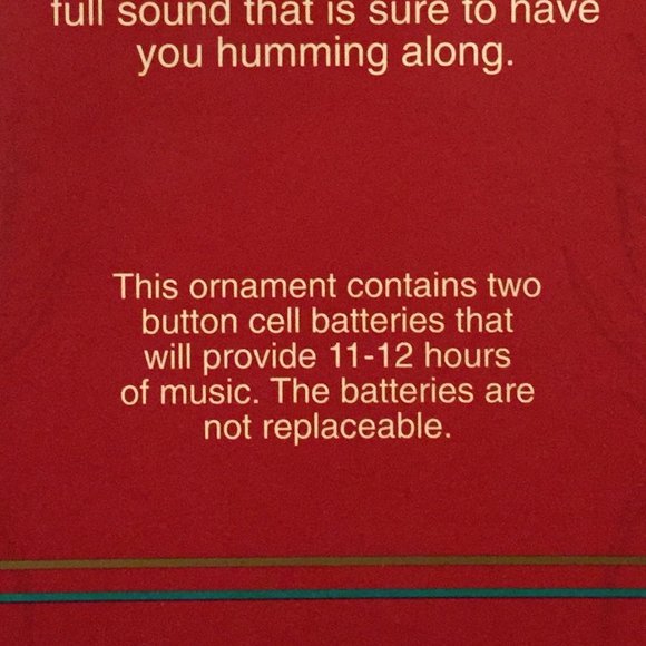 Jukebox Jingles - Carlton Cards Music Ornament - VINTAGE - Picture 10 of 13